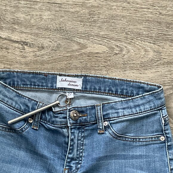 Lakeview Denim Carissa‎ Jeans Distressed Skinny Size 27 - Picture 2 of 7